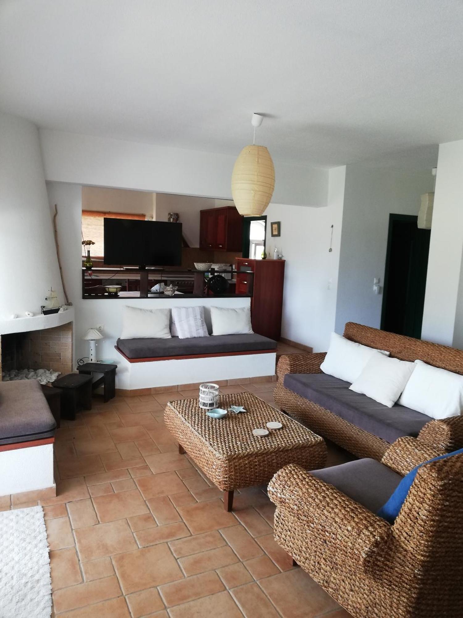 Marathon Beachside Villa 100M From The Beach Schinias Exterior photo